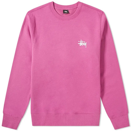 Лонгслив Stussy Basic Stussy Berry 2992600-BERRY