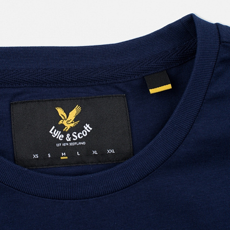 Мужская футболка Lyle & Scott Plain Crew Neck Navy TS400V-Z99