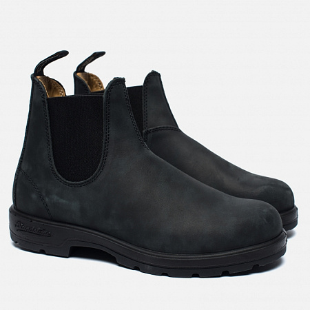 Ботинки Blundstone 587 Round Toe Chelsea Leather Black 587-RTCBBLK